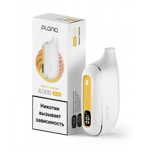 Электронная сигарета Plonq Max Mango Peach (Плонг Макс Манго Персик)